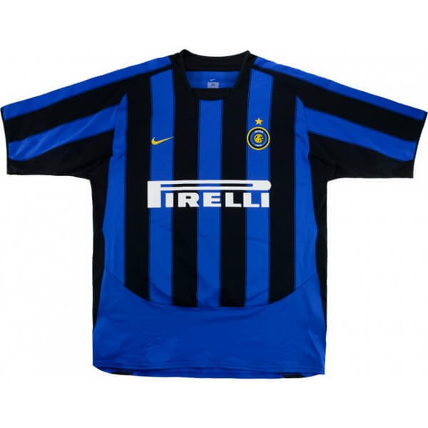 Thailandia Maglia Inter Milan 1ª Retro 2003 2004 Blu